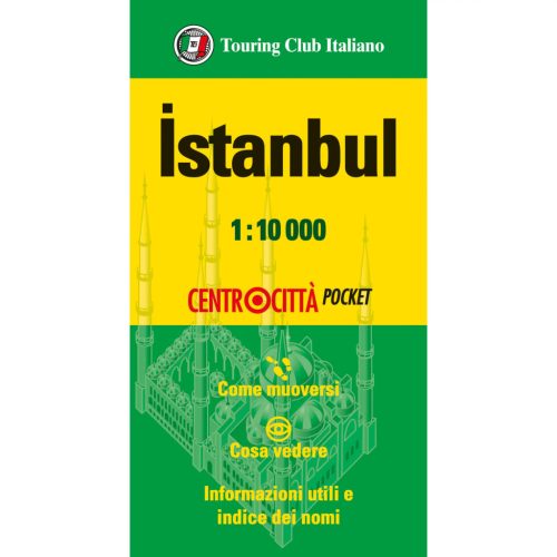 Isztambul várostérkép, Isztambul térkép, Isztambul zsebtérkép TCI 1:10e  2024.