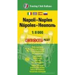   Nápoly térkép, Nápoly várostérkép zsebtérkép 1:8e TCI 