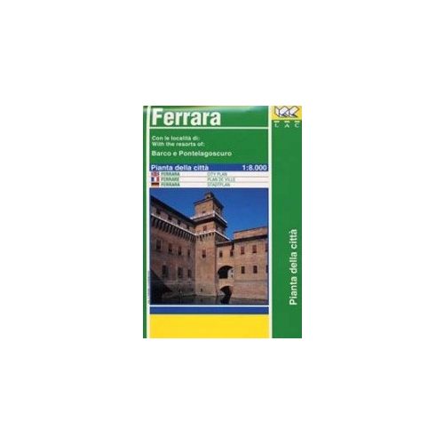 Ferrara térkép LAC Italy  1:8 000  1991
