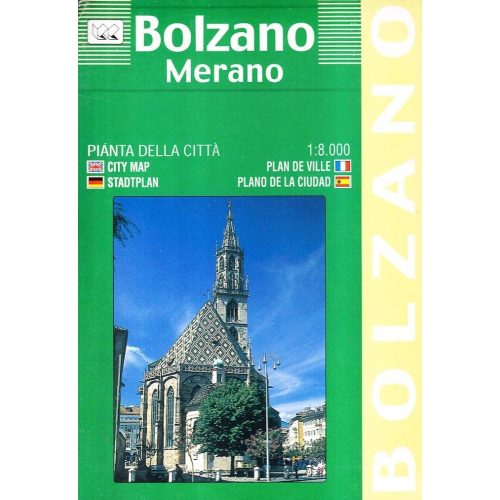 Bozen térkép LAC Italy  1:8 000 Bolzano térkép, Merano 1991