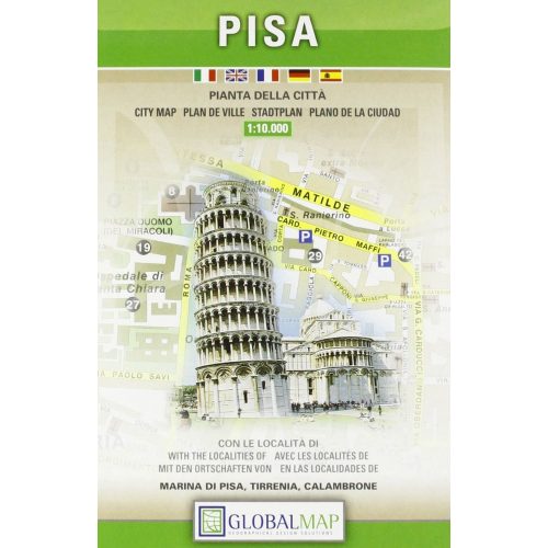 Pisa térkép LAC Italy  1:10 000   2006