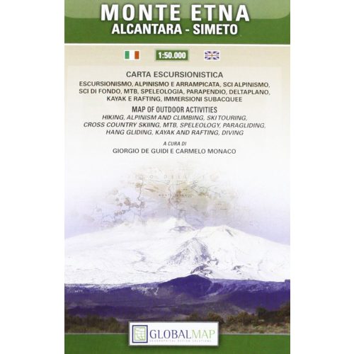 Monte Etna térkép LAC Italy  1:50 000 
