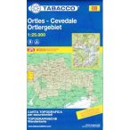   08. Gruppo Ortles - Cevedale, Ortlergruppe turista térkép Tabacco 1: 25 000 