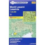059. Monte Lessini turista térkép Tabacco 1: 25 000   
