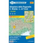   067. Altopiano della Paganella-C.Brenta-L.di Tovel turista térkép Tabacco 1: 25 000   2017