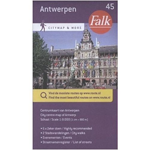 Antwerpen térkép Falk
