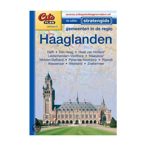 Den Haag térkép, zsebatlasz Haaglanden Cito plan   