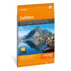  Lofoten turista térkép 1:50e Calazo kiadó Lofoten térkép 2024.