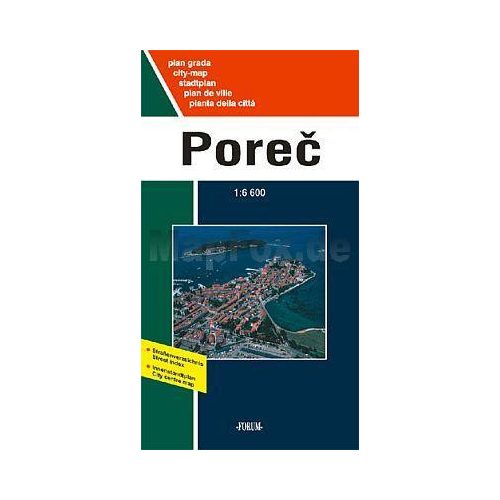 Porec térkép Forum 1:6 000  2005