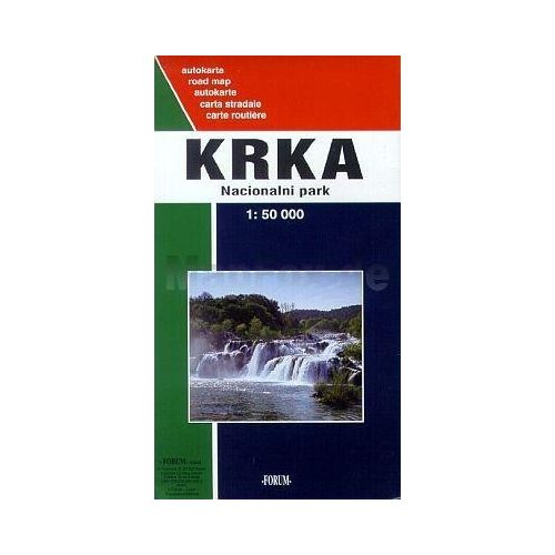 Krka nemzeti park térkép  Forum    1 : 50 000