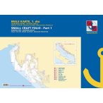   Small Craft folio I. Adriatic sea Adria hajózási térkép Észak Horvátország tengeri térkép HHI 1:100 000 