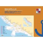   Small Craft folio II. Adriatic sea hajózási térkép Adria hajózási térkép Dél Horvátország tengeri térkép HHI 1:100 000 