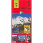 16a Sjeverni Velebit turista térkép észak Smand 1:30 000 