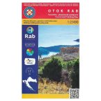   Otok Rab turistatérkép, Rab sziget turista térkép Hrvatska Gorska 1:25 000 