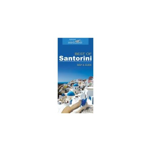 Santorini térkép 1:30 000  Szantorini autós térkép laminált, Best of Santorini térkép, útikönyv