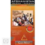   Afganisztán, Pakistan, Tajikistan térkép Gizi Map 1:3 000 000 