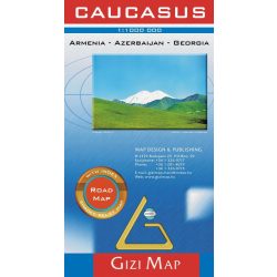 Kaukázus térkép Gizi Map autós térkép 1:1 000 000 