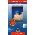   Central Asia autós térkép Gizi Map Közép-Ázsia térkép 1:1 750 000 