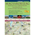   Magyarország térkép, Magyarország nemzeti és történelmi emlékhelyei, fontosabb emlékművei Corvina 