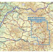  Székelyföld gyógyvizei térkép Dimap Bt. 1:250 000 2017
