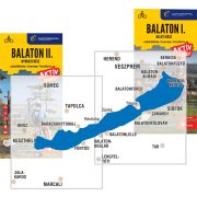 Balaton turistatérkép, aktív térkép I. Balaton szabadidőtérkép - keleti rész 1:100 000 Cartographia 2017 Balaton térkép