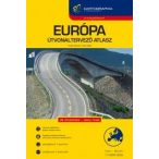  Európa atlasz, útvonaltervező Cartographia 1:1 000 000  