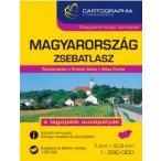   Magyarország zsebatlasz Cartographia 1:250 000 Magyarország térkép, atlasz