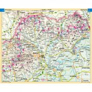  Az Országos Kéktúra atlasz I. (Északi-középhegység) turistakalauz Cartographia Hollóházától Nagymarosig 1:40 000, 1:60 000 