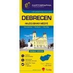   Debrecen térkép, Debrecen várostérkép és Hajdú-Bihar megye térkép Cartographia 2020