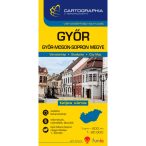 Győr térkép Cartographia 1:20 000 