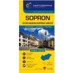   Sopron térkép, várostérkép és Győr-Moson-Sopron megye térkép Cartographia 1:12 500  2014