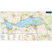  Tisza-tó turistatérkép, Tisza-tó aktív térkép, kerékpáros térkép, vízitérkép, horgásztérkép Cartographia 1:50 000  2021