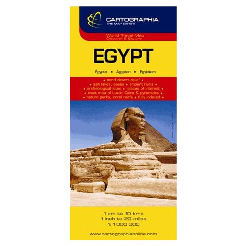 Egyiptom térkép Cartographia 1:1 000 000 