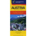    Ausztria térkép Cartographia  1:500 000  Ausztria autótérkép