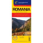 Románia térkép Cartographia 1:800 000  2015