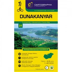    Dunakanyar turistatérkép Cartographia Dunakanyar térkép 1:40 000 