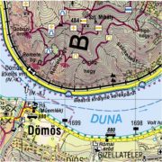  Dunakanyar turistatérkép Cartographia Dunakanyar térkép 1:40 000 