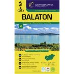    Balaton turistatérkép Cartographia 1:40 000 Balaton túratérkép és Balaton kerékpáros térkép 