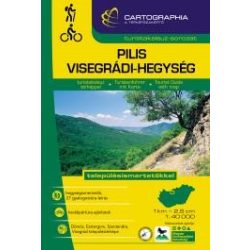   Pilis és Visegrádi-hegység turistakalauz  Cartographia 2018 1:40 000, Pilis térkép 