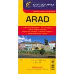 Arad térkép Cartographia 1:15 000 