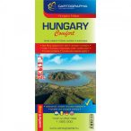   Magyarország térkép vízálló Magyarország közlekedése térkép. Magyarország Comfort térkép Cartographia 1:520 000 