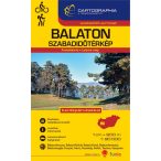   Balaton szabadidőtérkép 1:90e. Cartographia Balaton térkép, Balaton turistatérkép