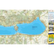 Balaton turistatérkép 1:40 000 Cartographia kiadó Balaton túra és kerékpáros térkép 2025.