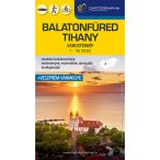   Balatonfüred térkép, Tihany várostérkép 1:12,5e, Veszprém vármegye térkép, Tihanyi-félsziget Cartographia 