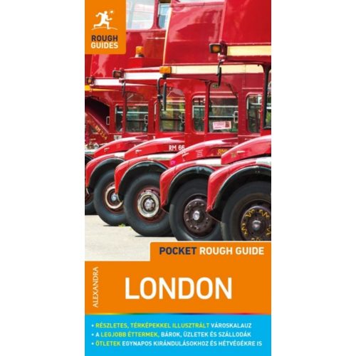 London útikönyv térképpel Pocket Rough Guides Alexandra kiadó 2019 magyar nyelvű