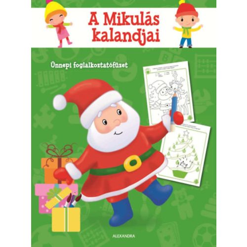 A mikulás kalandjai kifestő