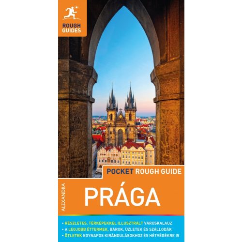 Prága útikönyv térképpel Pocket Rough Guides Alexandra kiadó 2019 magyar nyelvű