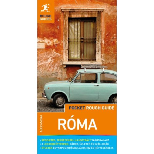 Róma útikönyv Pocket Rough Guides Alexandra kiadó 2019 magyar nyelvű
