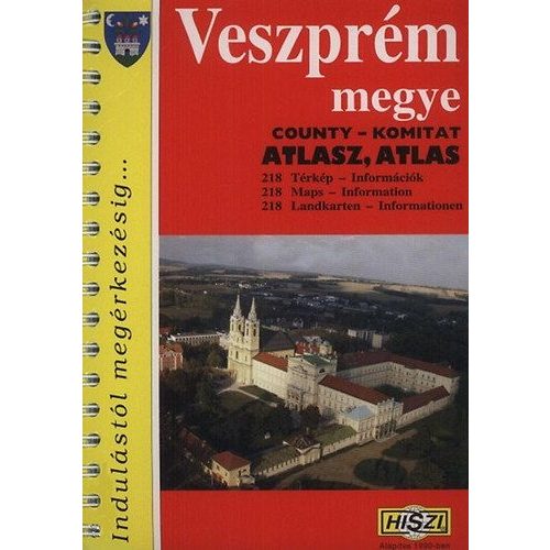 Veszprém megye - vármegye atlasz HiSzi Map 