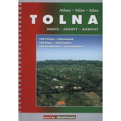 Tolna megye atlasz HiSzi Map 